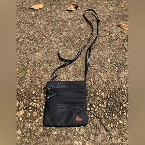 Dooney & Bourke Black Nylon Crossbody Pouch